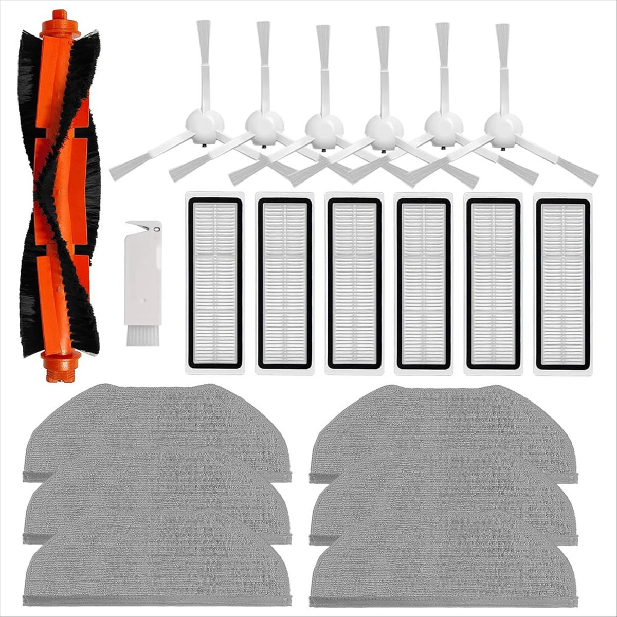 Robot Kit - YDSC 交換用アクセサリーキット Xiaomi ロボット掃除機 S40C、E101、クリーニングアクセサリー交換部品用