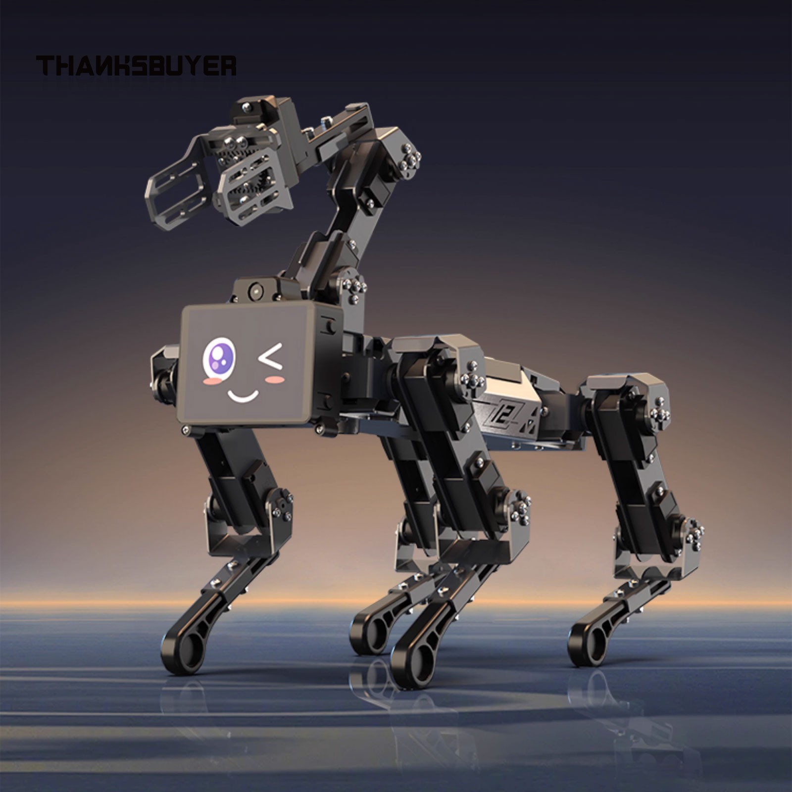 Robot Remote Control - DOGZILLA-Lite 15DOF AI バイオニック犬型ロボット 犬型ロボット ラズベリーパイメインコントローラー搭載