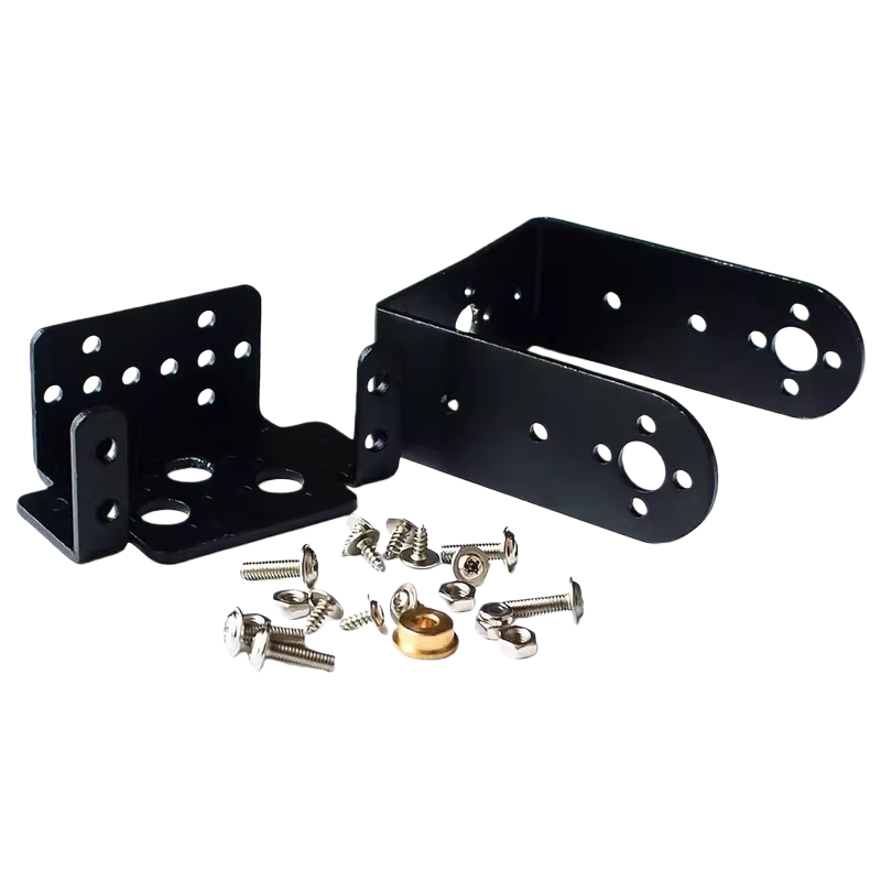 Pan Tilt Bracket - MG995 996サーボジンバルブラケット、2自由度ロボットアームアクセサリー、サーボブラケットセット、MG995用サーボパン・チルトマウント