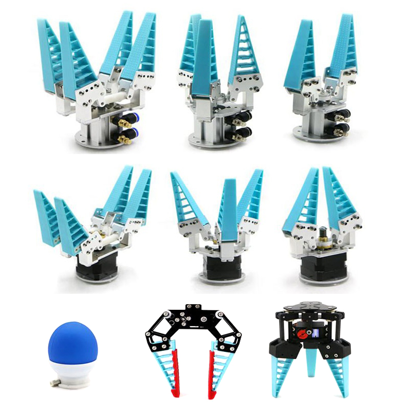 Robot Gripper Claw - 0.6/1/1.5kgの大型負荷対応型空気圧/電気/サーボ式フレキシブルロボットクロー、産業用バイオニック機械指選別グリッパー