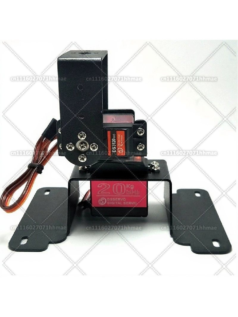 Pan Tilt Bracket - MG996Rロボットアーム用、2軸パン・チルトサーボ取り付けブラケット（プラットフォームベースマウント用）