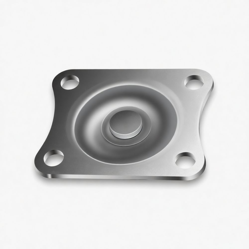 Caster Wheel - 耐久性に優れた静音キャスターホイール。1.3インチの家具用キャスター。回転ブレーキ付きで、産業用途に適したゴム製静音キャスター。