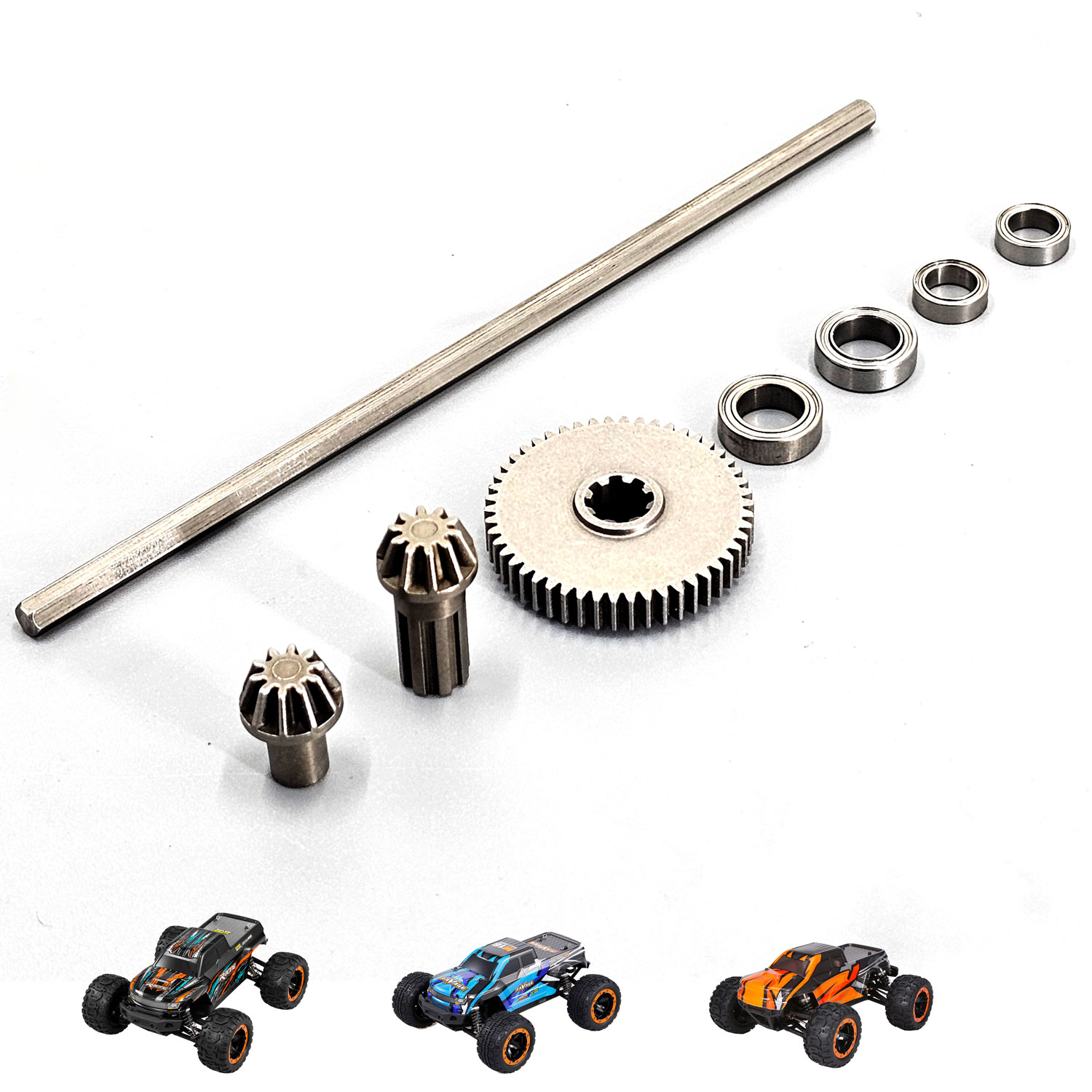 Robot Car Kit - Haiboxing 1/16 RCカー用パウダーメタル製トランスミッションギアセット、16889、16889A Pro用強化アップグレードキット