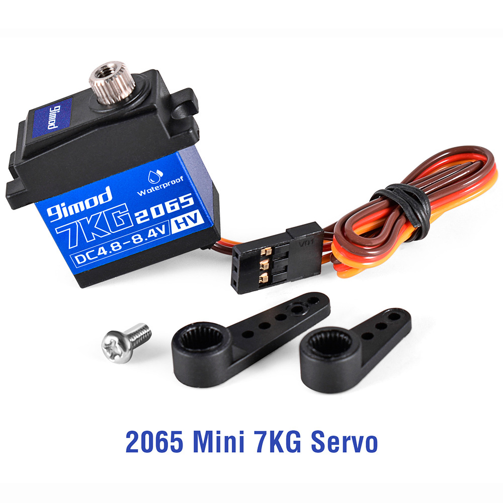 Micro Servo - 9imod 2065 7KGデジタルマイクロサーボ 防水高電圧サブマイクロシフトミニサーボ 1/10 RCクローラー