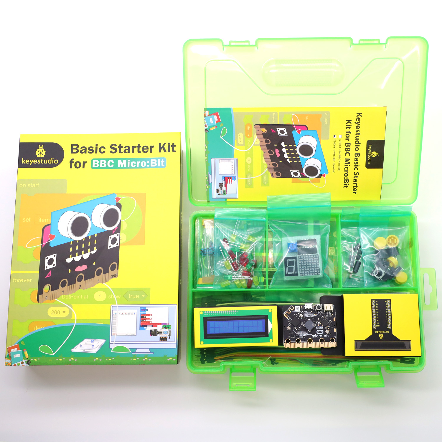Keyestudio-基本的なスターターキット,bcc mi - Microbit Robot のレビューと価格