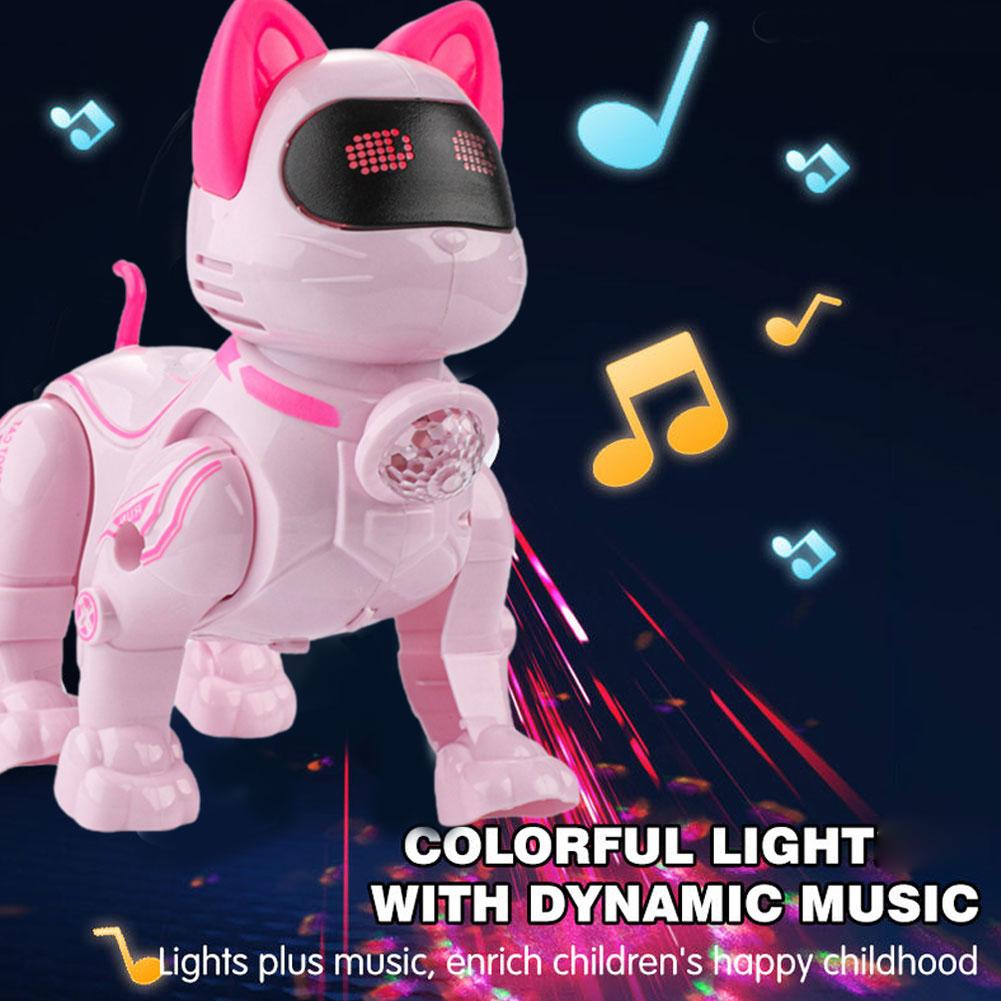 電動ロボット猫、リード付き、歩く、歌う、ぬいぐるみ子猫のおも - Line Follower Robot のレビューと価格