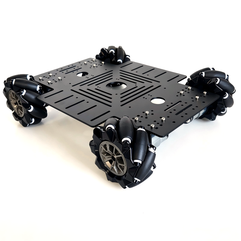 15kg積載 4WD メカナムホイール ロボットカーキット  - Ros Robot のレビューと価格