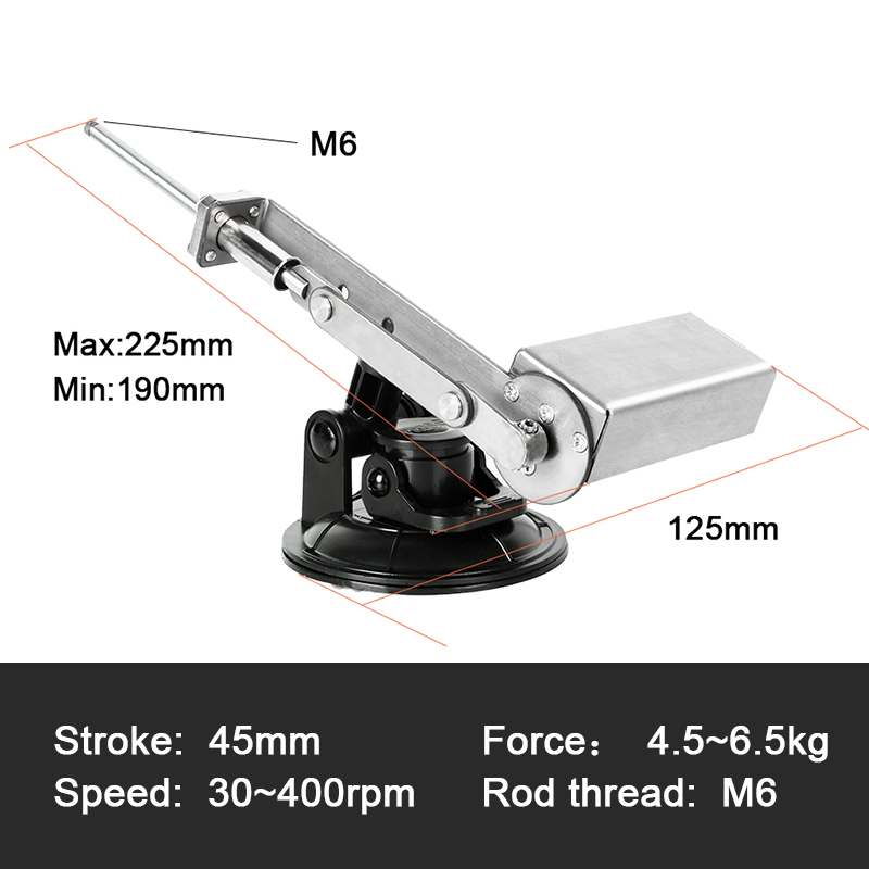 DC24V伸縮式リニアアクチュエーター、ストローク75mm/ - Geared Motor のレビューと価格