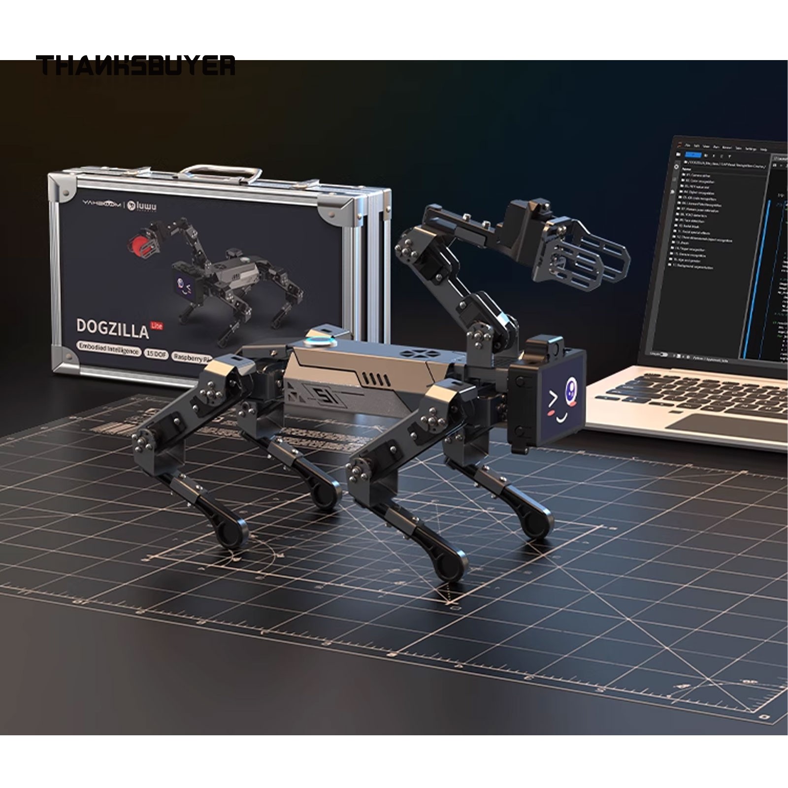 DOGZILLA-Lite 15DOF AI バイオニック犬 - Robot Remote Control のレビューと価格