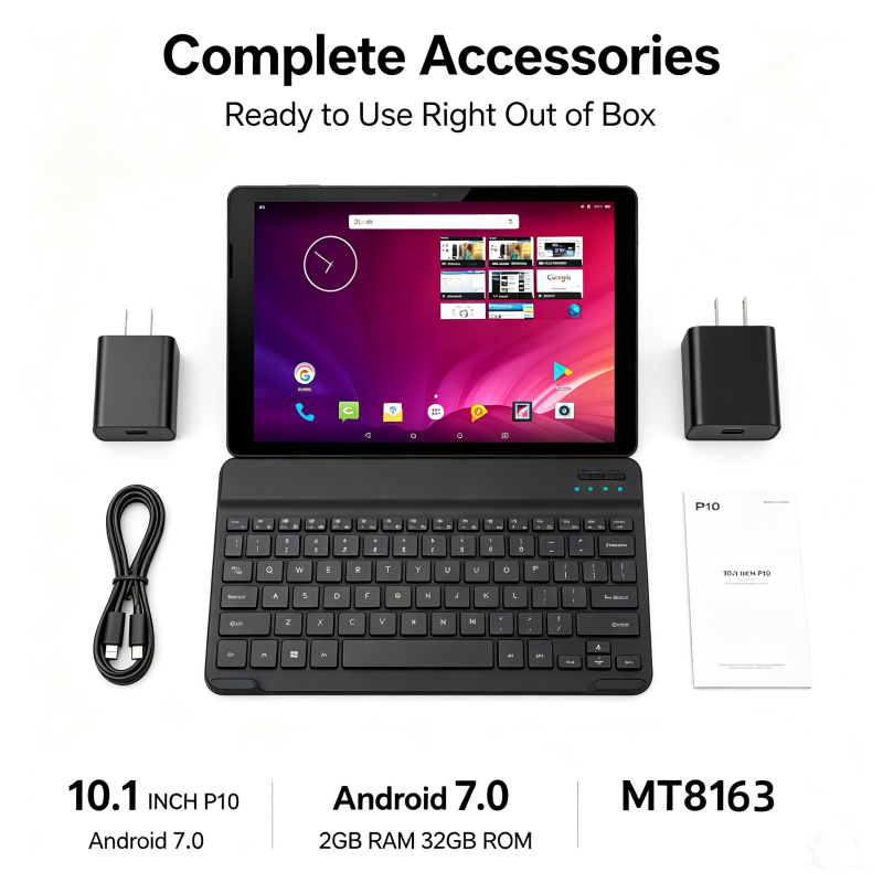 10.1インチ A1 Android 7.0 Wi-Fi搭載 - Microbit のレビューと価格