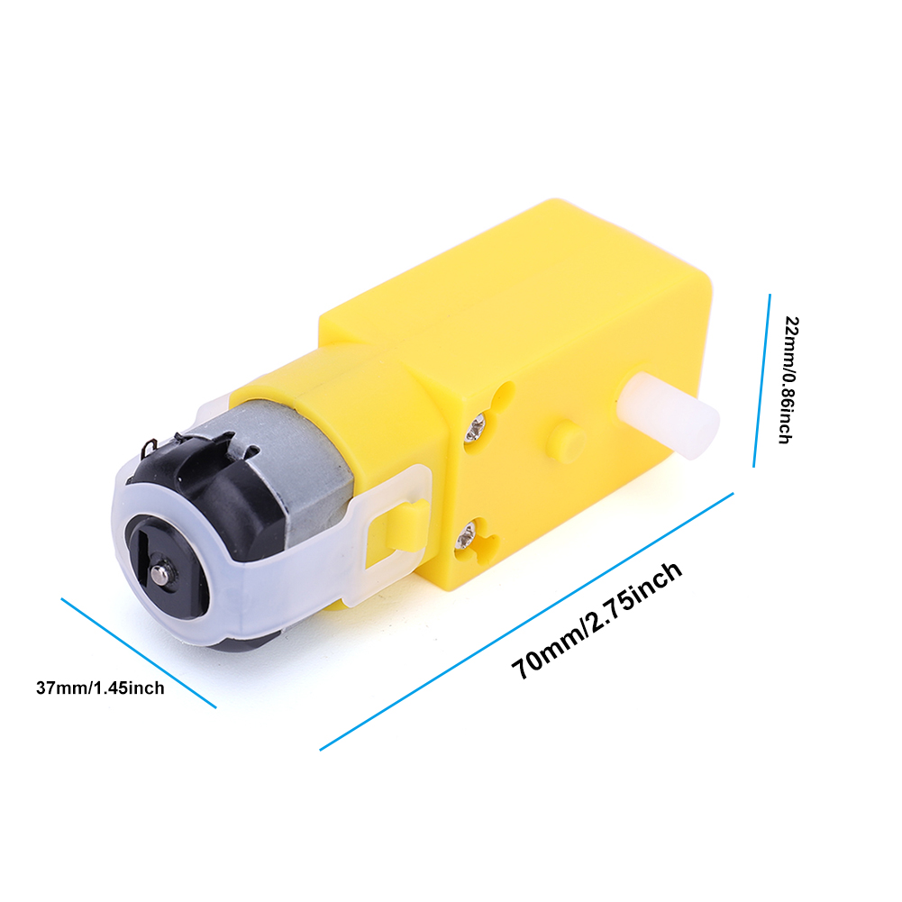 1～50個 デュアルシャフトTTモーター DC 3-12V  - Robot Chassis のレビューと価格