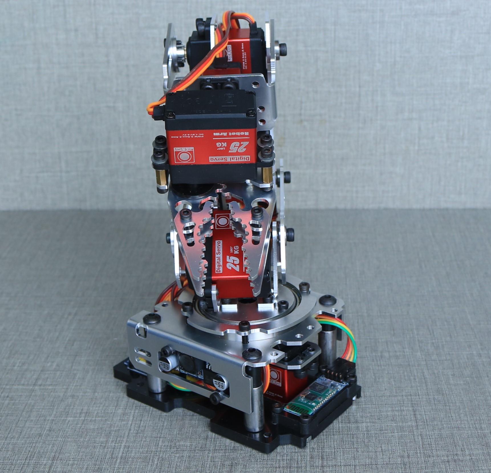 6軸メタルロボットアームモバイルアプリ制御サーボ、Ardui - Robot Arm Kit のレビューと価格