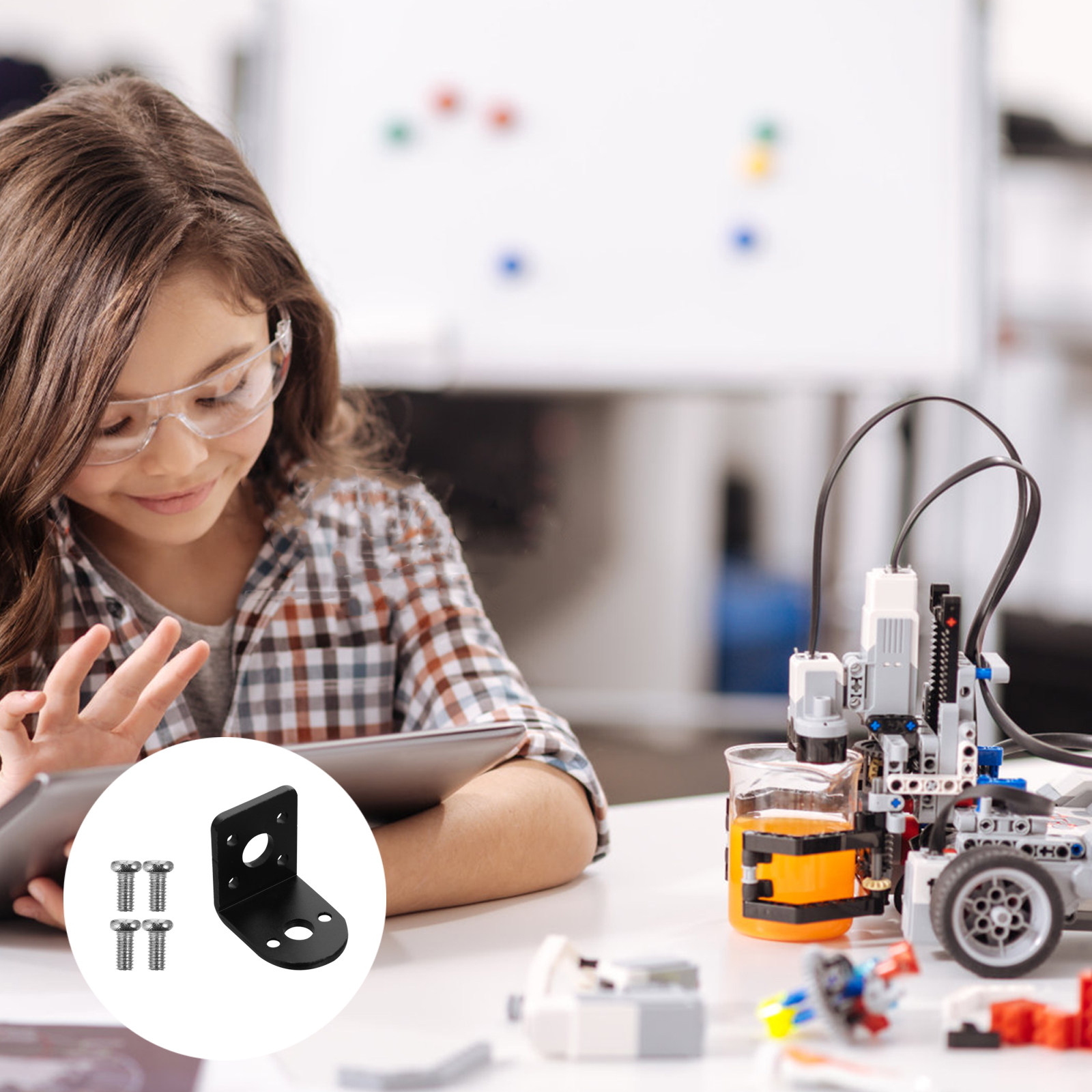 4個セットのギアモーターブラケット、モーターホルダー、アルミ - Geared Motor のレビューと価格
