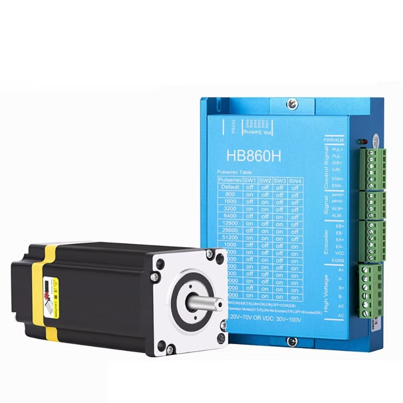 NEMA 24クローズドループステッピングモーター（ドライバ - Servo Kit のレビューと価格