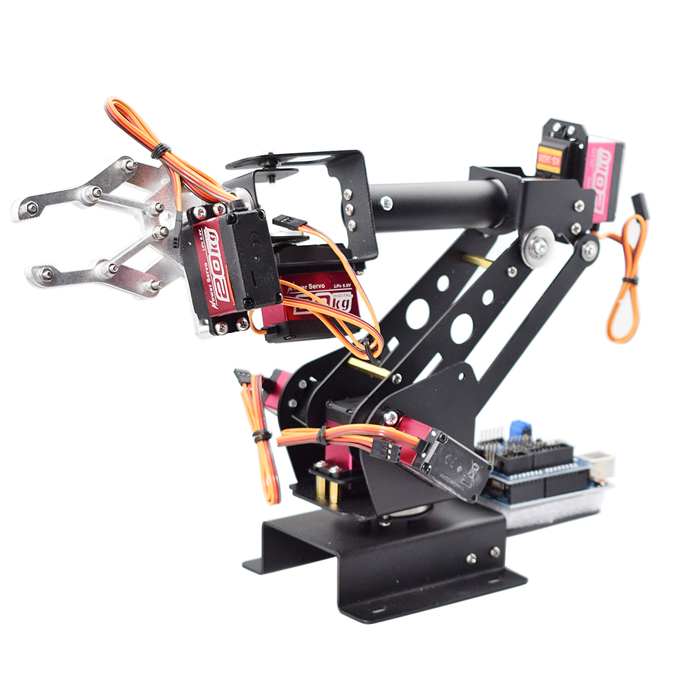 PS2コントロール6 DOFロボットアームグリッパークローS - Robot Gripper Claw のレビューと価格