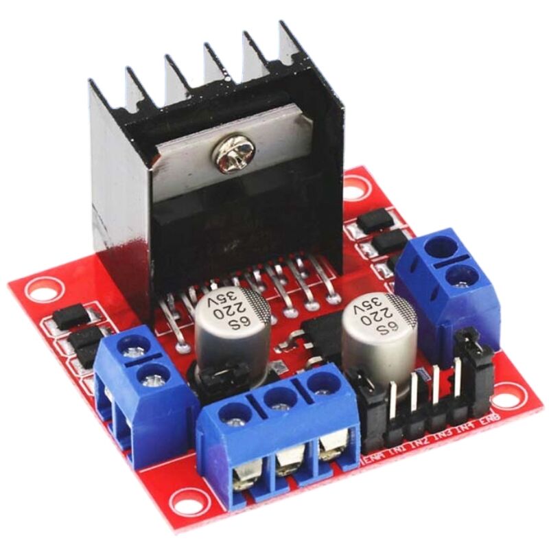 L298NデュアルHブリッジDCステッピングモータードライバ - Motor Driver L298N のレビューと価格