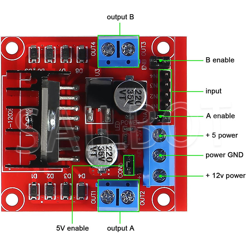 1/5/10 個 L298N DC モータードライバー MX - Motor Driver L298N のレビューと価格