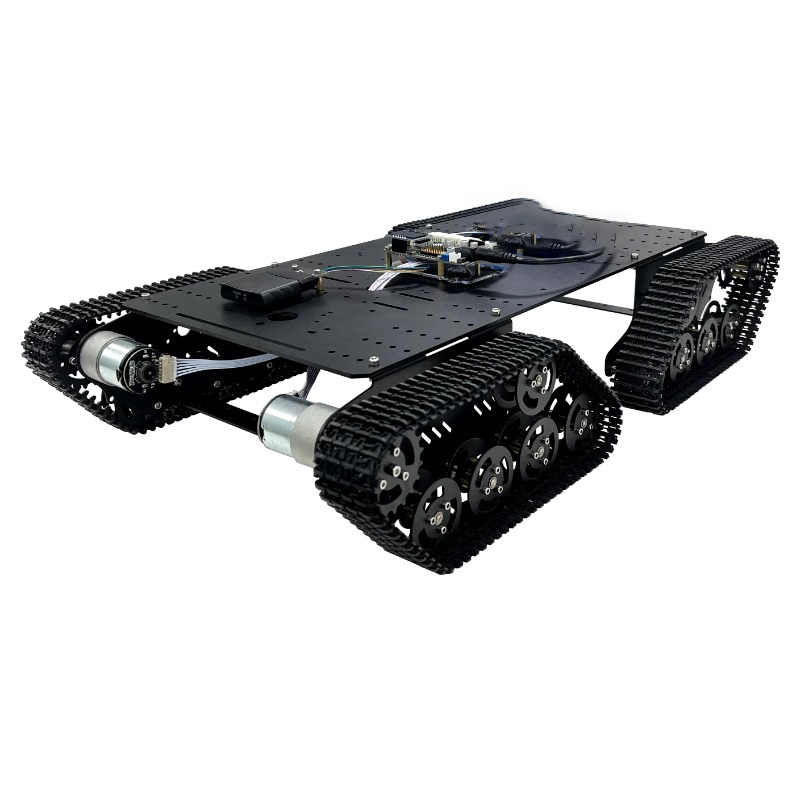 組み立て済みの大型RC戦車。MC6Cハンドルモーター搭載、4 - Ros Robot のレビューと価格