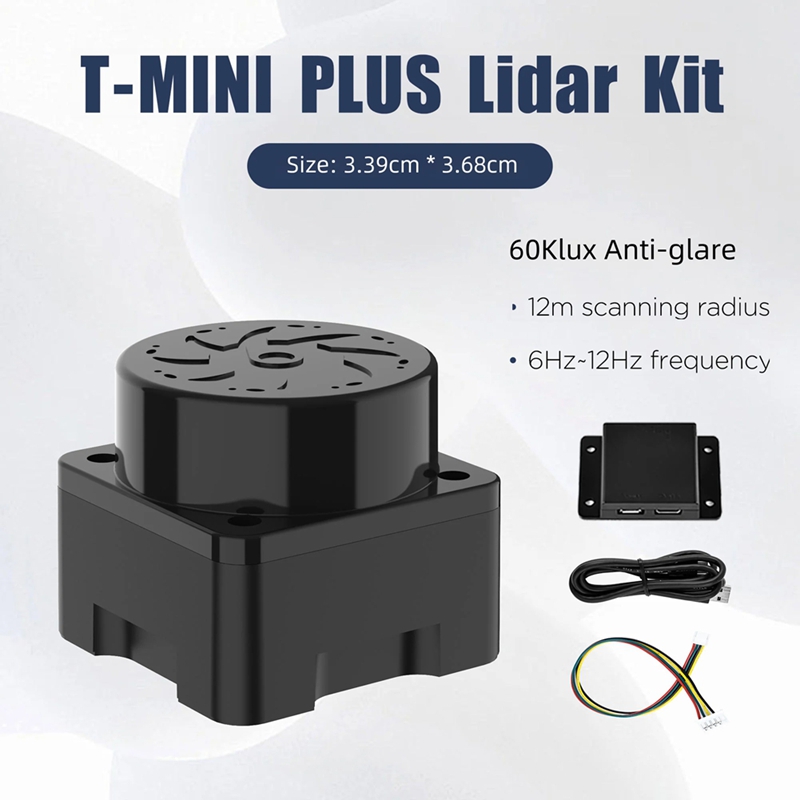 T-MINI-Plus Lidar スキャナー 360 °  - Ros Robot のレビューと価格