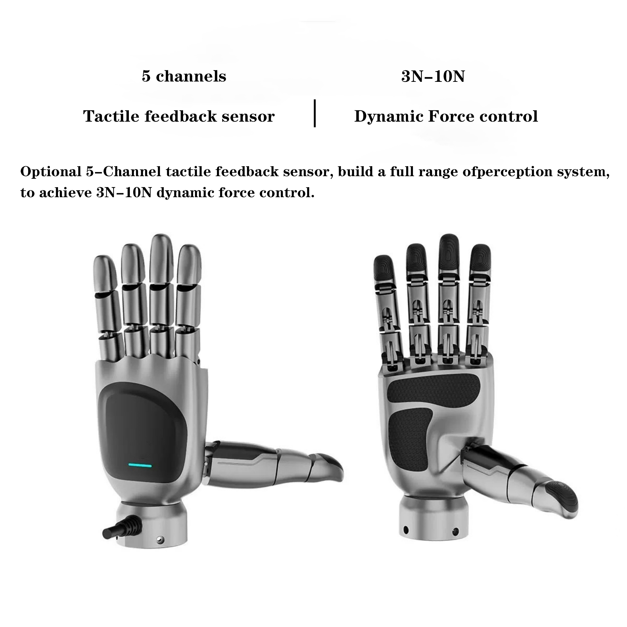 巧みなロボットハンド 五指人型マニピュレーター 最大把持力1 - Ros Robot のレビューと価格