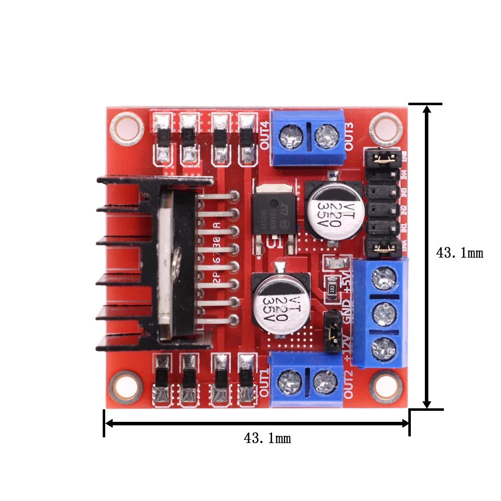 1 〜 100 個 L298N DC ステッピングモータード - Motor Driver L298N のレビューと価格