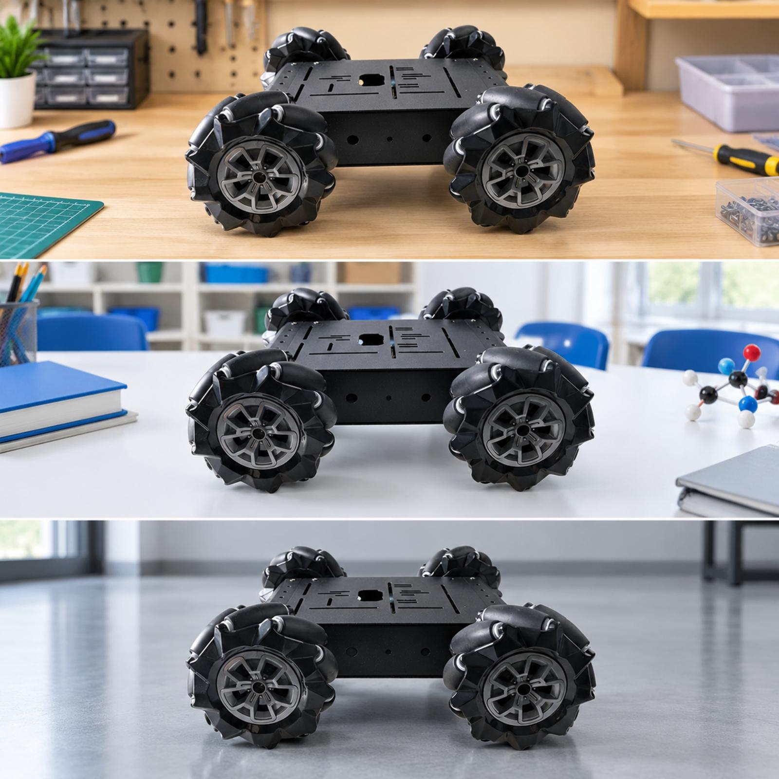 リモコン操作可能なロボットキット用、4WDギアードモーター搭 - Robot Car Kit のレビューと価格