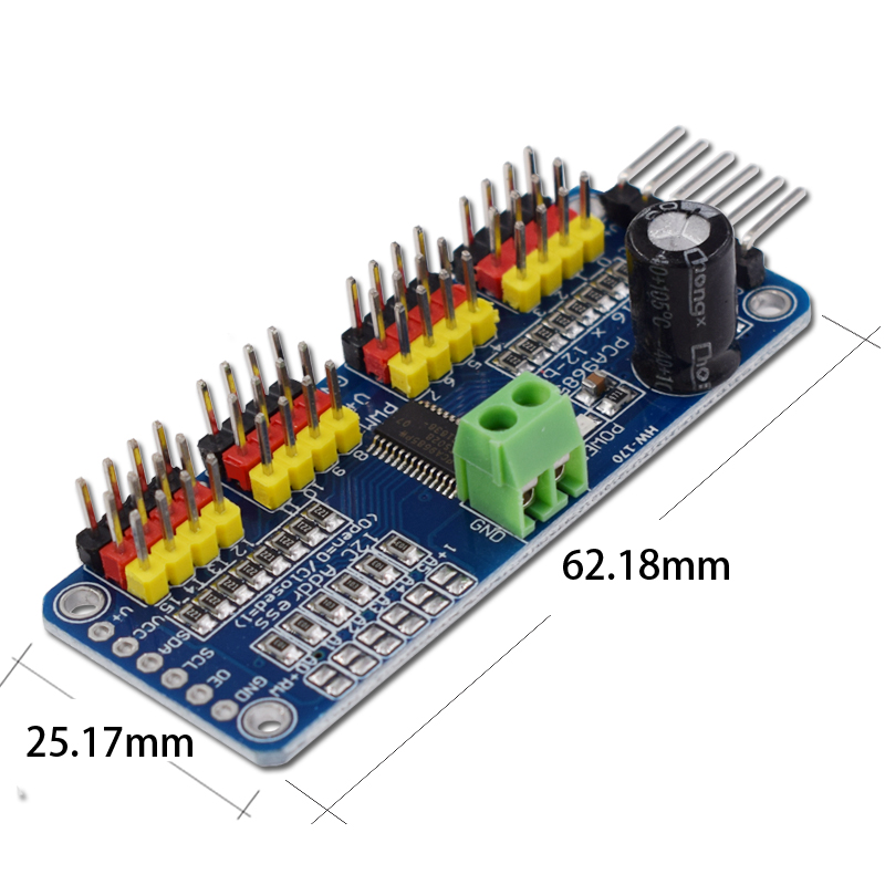 1-10 個 PCA9685 ロボットコントローラー IIC - Uln2003 Driver のレビューと価格