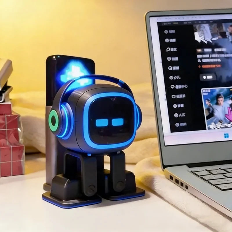 新しいEMO AIロボットインタラクティブデスクトップコンパ - Ros Robot のレビューと価格