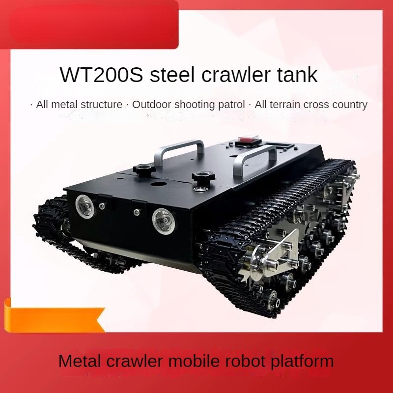 金属製トラック用のstm32ロボットキット,rcタンクシャー - Tracked Robot Chassis のレビューと価格
