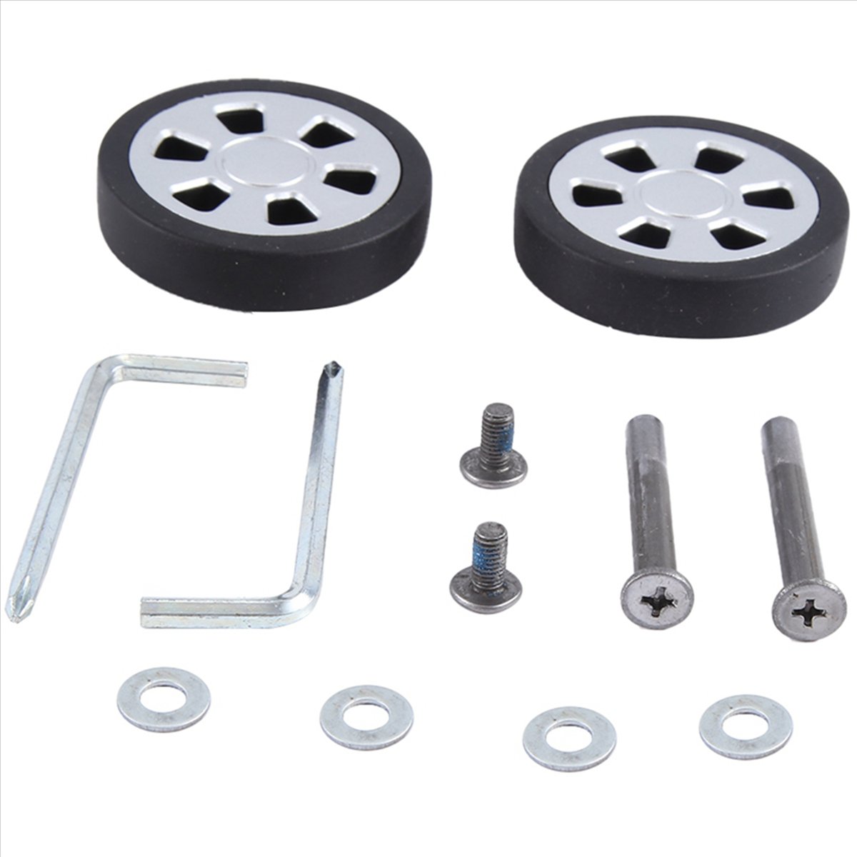 ABQR 55x13mm 2個セット 荷物用ホイール スーツ - Caster Wheel のレビューと価格