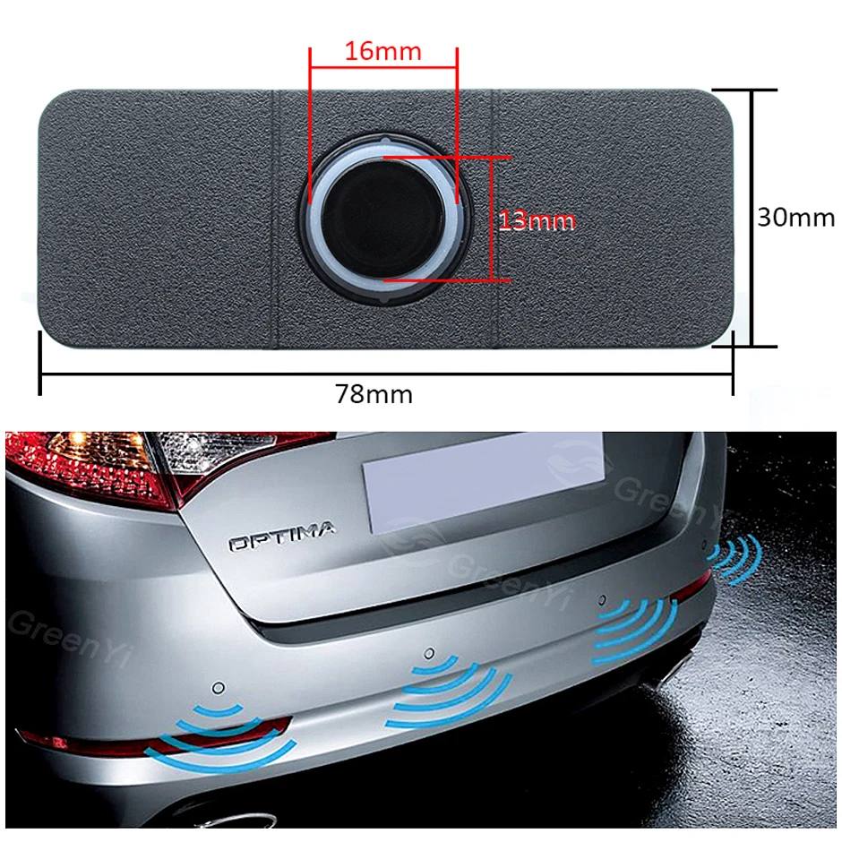 駐車場センサーアシスタント Parktronics 4 ブラ - Infrared Obstacle Sensor のレビューと価格