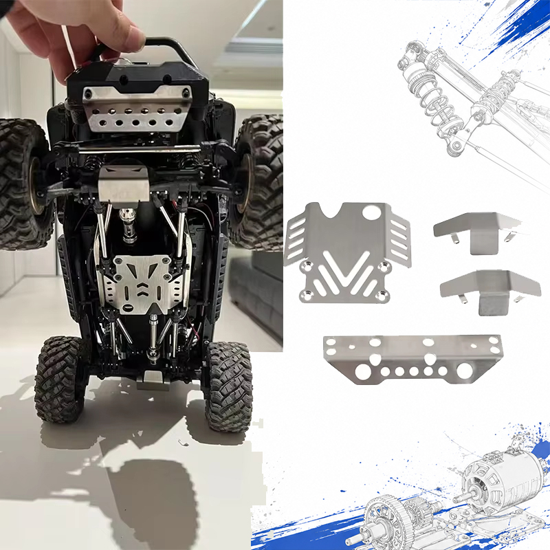 1/10スケールのRCクローラー用、ステンレス製フルプロテク - Robot Car Kit のレビューと価格