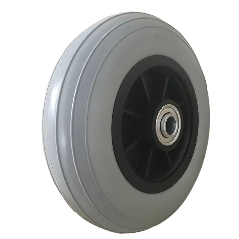 8x2インチPUフォーム製ソリッド車椅子キャスター、電動リハ - Caster Wheel のレビューと価格