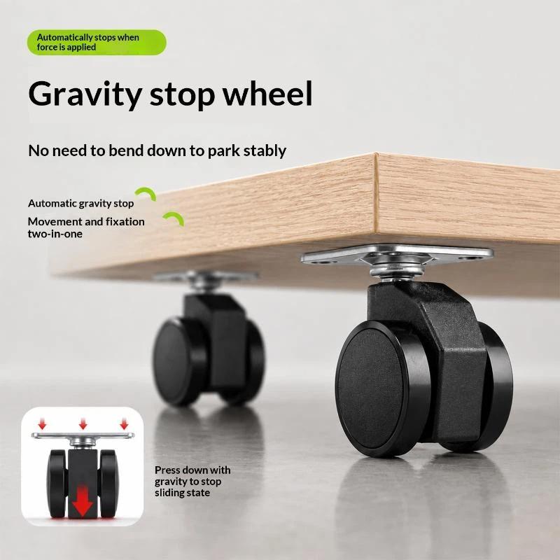 重力式自動ロックキャスターホイール。荷重下で自動的にロック。 - Caster Wheel のレビューと価格