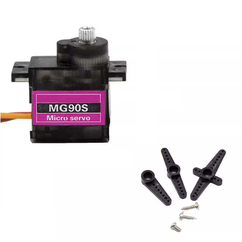 Mg90S 9g マイクロサーボ、プラスチックギア、180度 - Sg90 Servo のレビューと価格