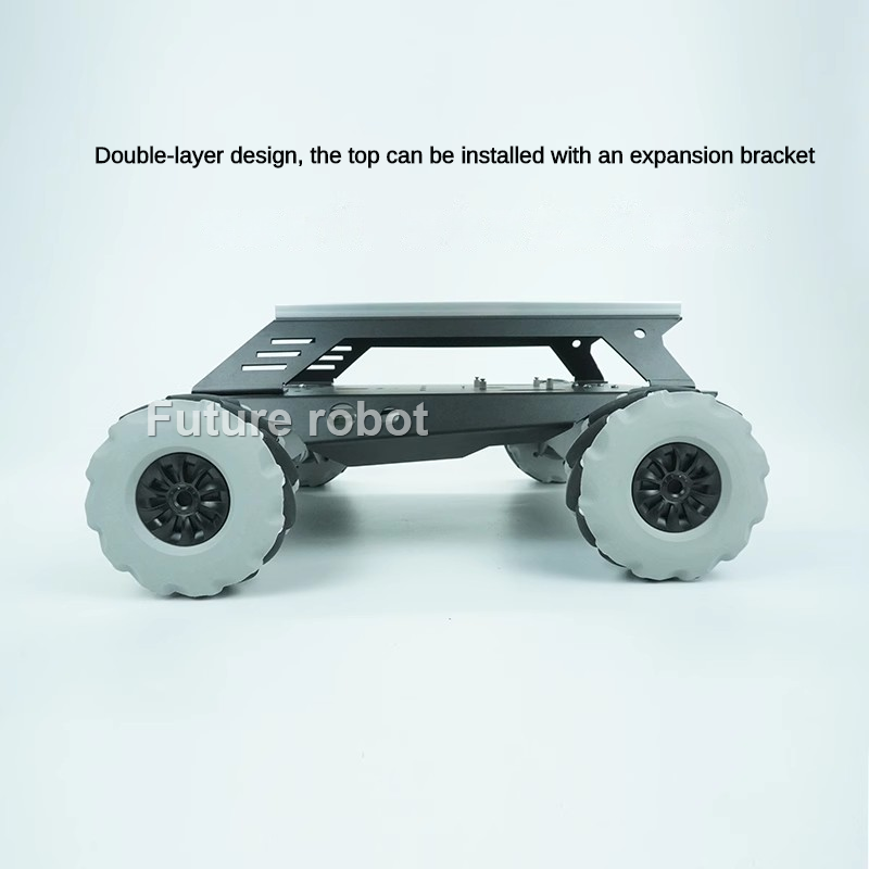 40-60Kg 負荷 RC タンクヘビーデューティメカナムホ - Tracked Robot Chassis のレビューと価格