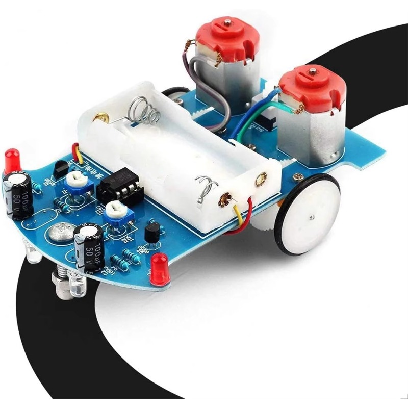 練習用はんだ付け学習キット スマートカーはんだ付けプロジェク - Line Follower Robot のレビューと価格