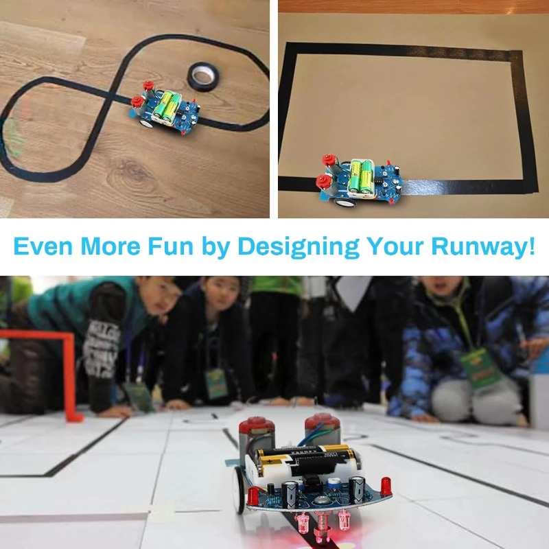 練習用はんだ付け学習キット スマートカーはんだ付けプロジェク - Line Follower Robot のレビューと価格