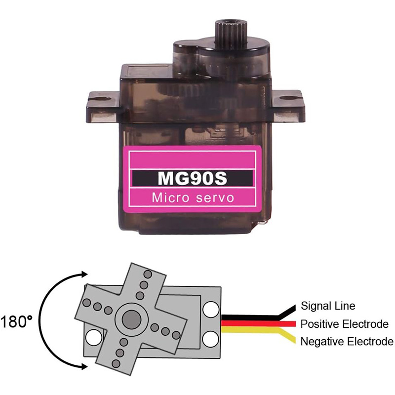 MG90S サーボ 5/10/20/40個入り オールメタル - Sg90 Servo のレビューと価格