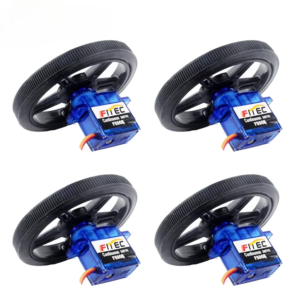 4個セット Feetech FS90R サーボ 360度連続 - Micro Servo のレビューと価格