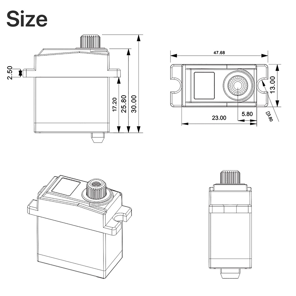 9imod 2065 7KGデジタルマイクロサーボ 防水高電 - Micro Servo のレビューと価格